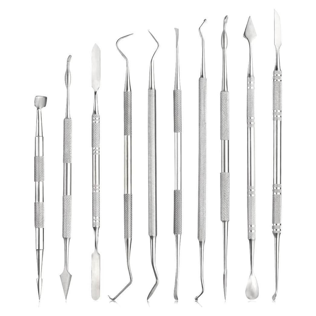 Juego de 10 Herramientas de Escultura TOVOT Acero Inoxidable