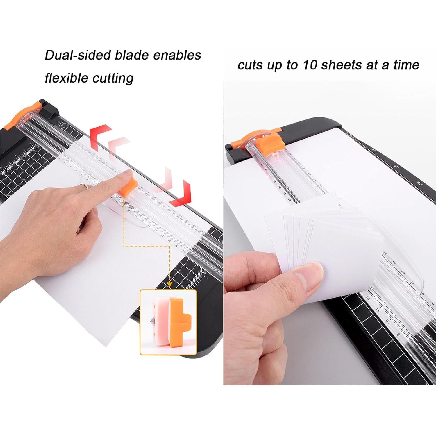 Cortadora de Papel A4 ILORVIUN con Protección de Seguridad