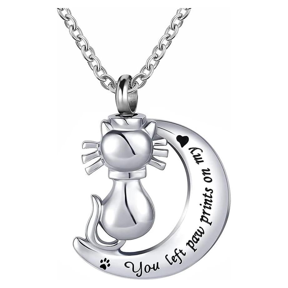 Collar Urna de Cenizas para Mascotas DWJSu 45 cm Acero Inoxidable