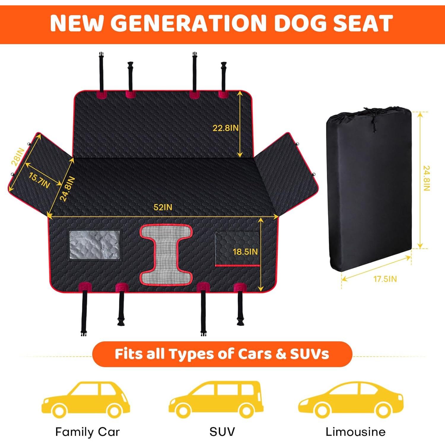 Extensor de Asiento Trasero para Perros SerPro Dogseat-02