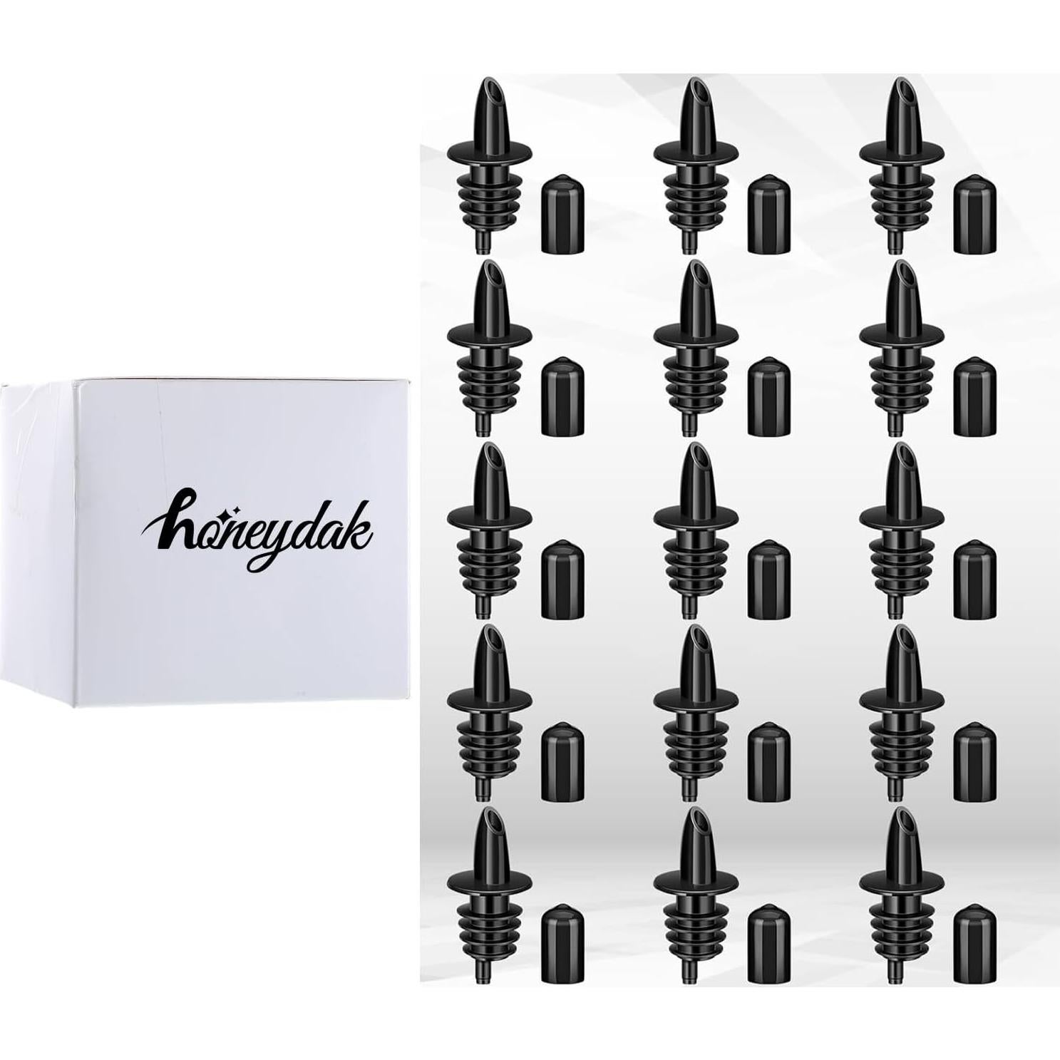 Vertedores de Botellas de Licor y Jarabe Honeydak - 30 Pcs