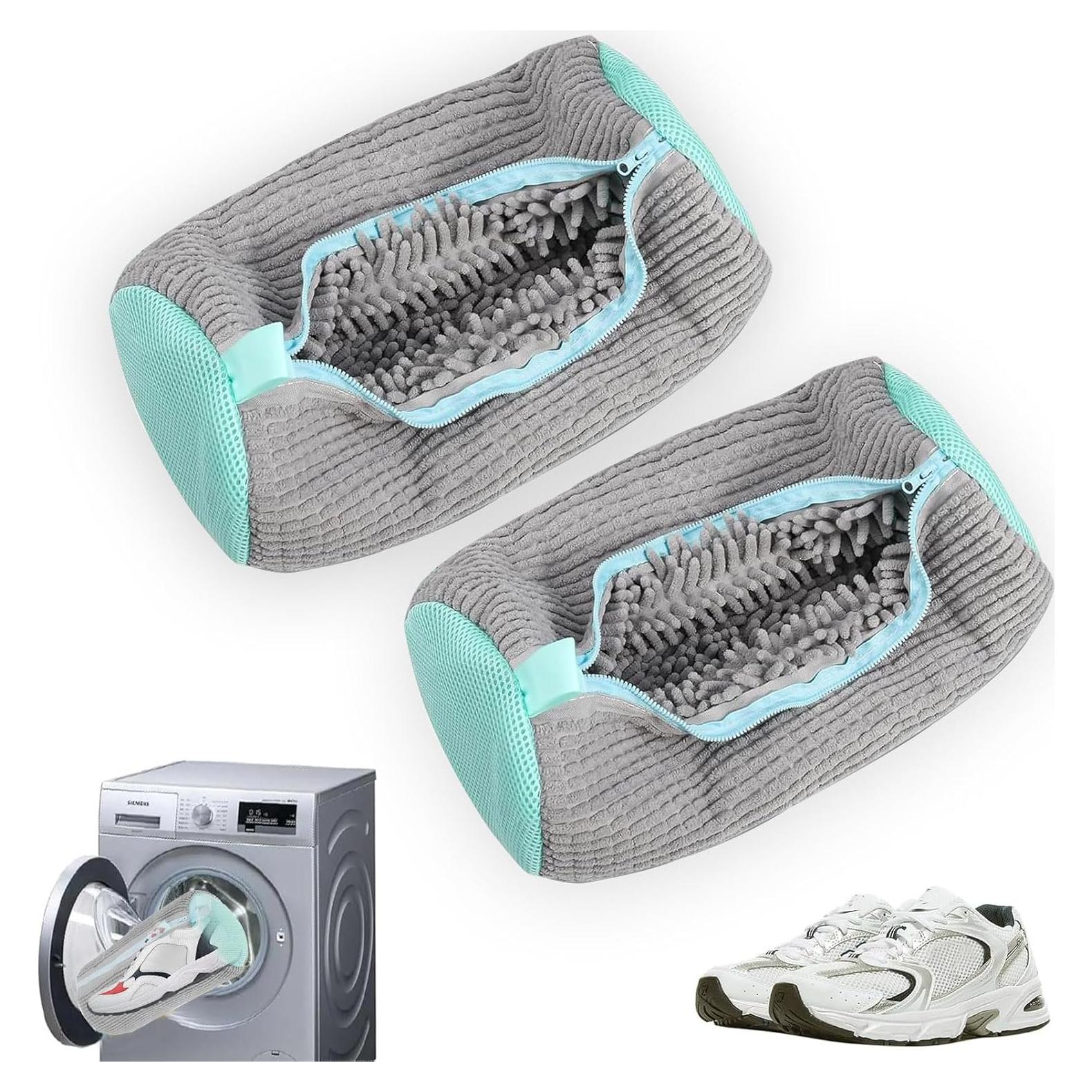 Bolsa de Lavado de Zapatos Genérico Reutilizable 2 Pcs Gris