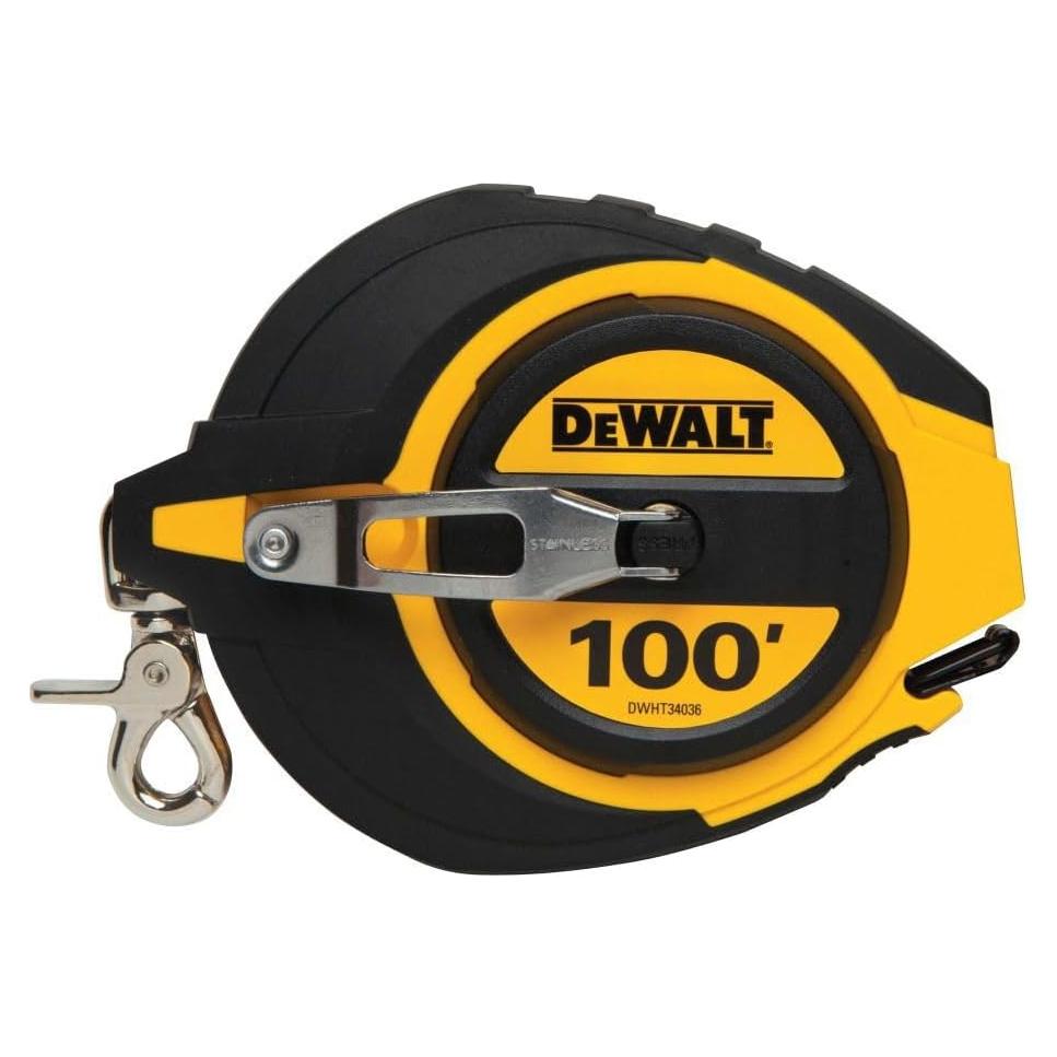 Cinta Métrica DEWALT 30.5m Auto-bloqueo Acero Inoxidable