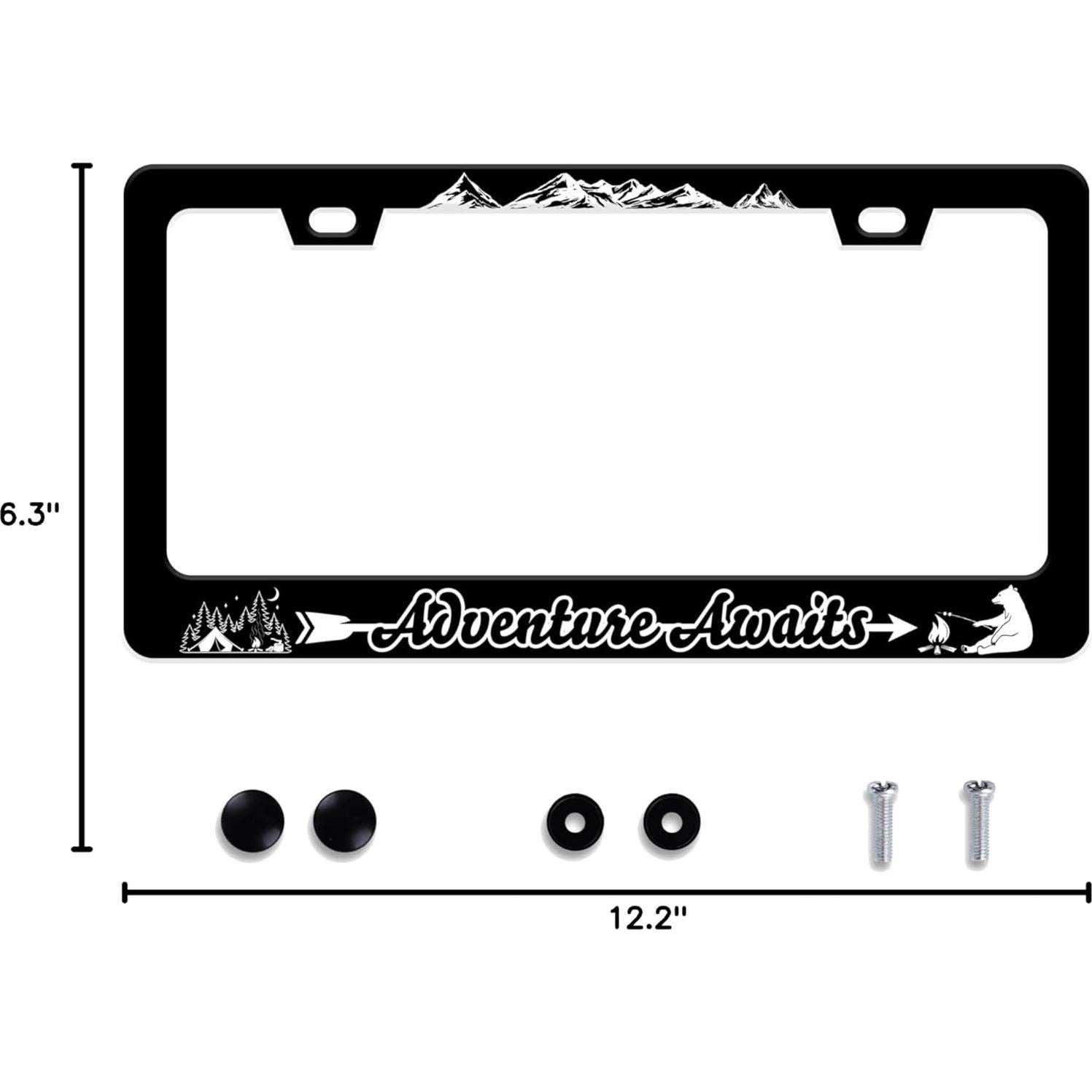 Marco de Placa de Licencia UNINDREM Acero Inoxidable 31x16 cm