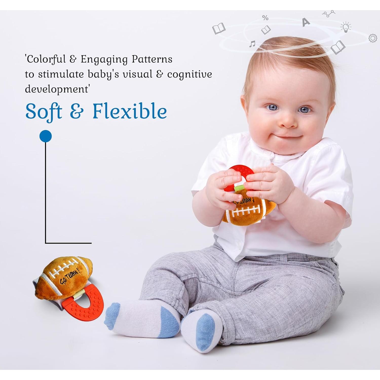 Mordedor para Bebés Wristy Buddy Fútbol Silicona 0-12 Meses