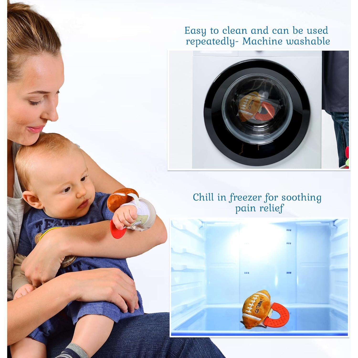 Mordedor para Bebés Wristy Buddy Fútbol Silicona 0-12 Meses