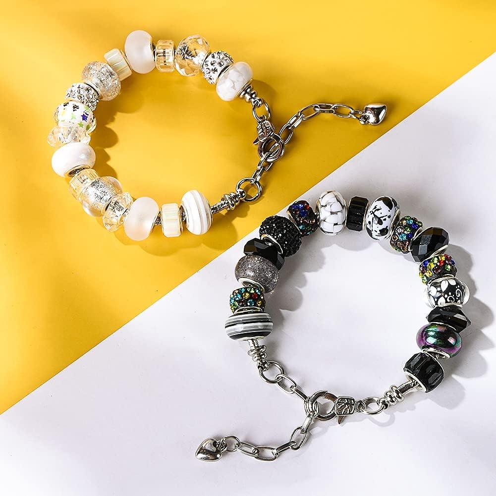 Aipridy Surtido de Perlas Europeas de Gran Agujero 150 Piezas