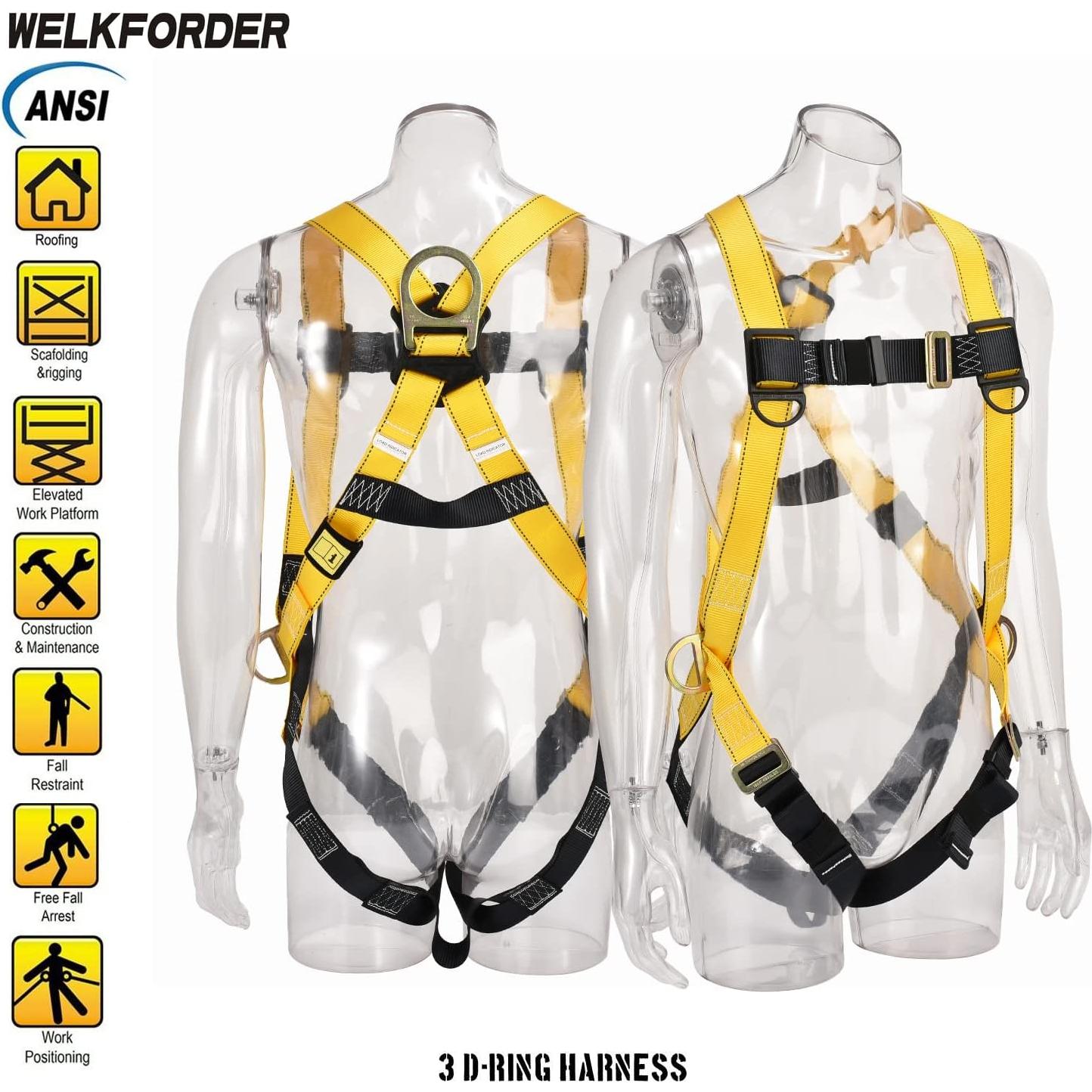 Arnés de Seguridad WELKFORDER WFH001M 3 Puntos 140 kg