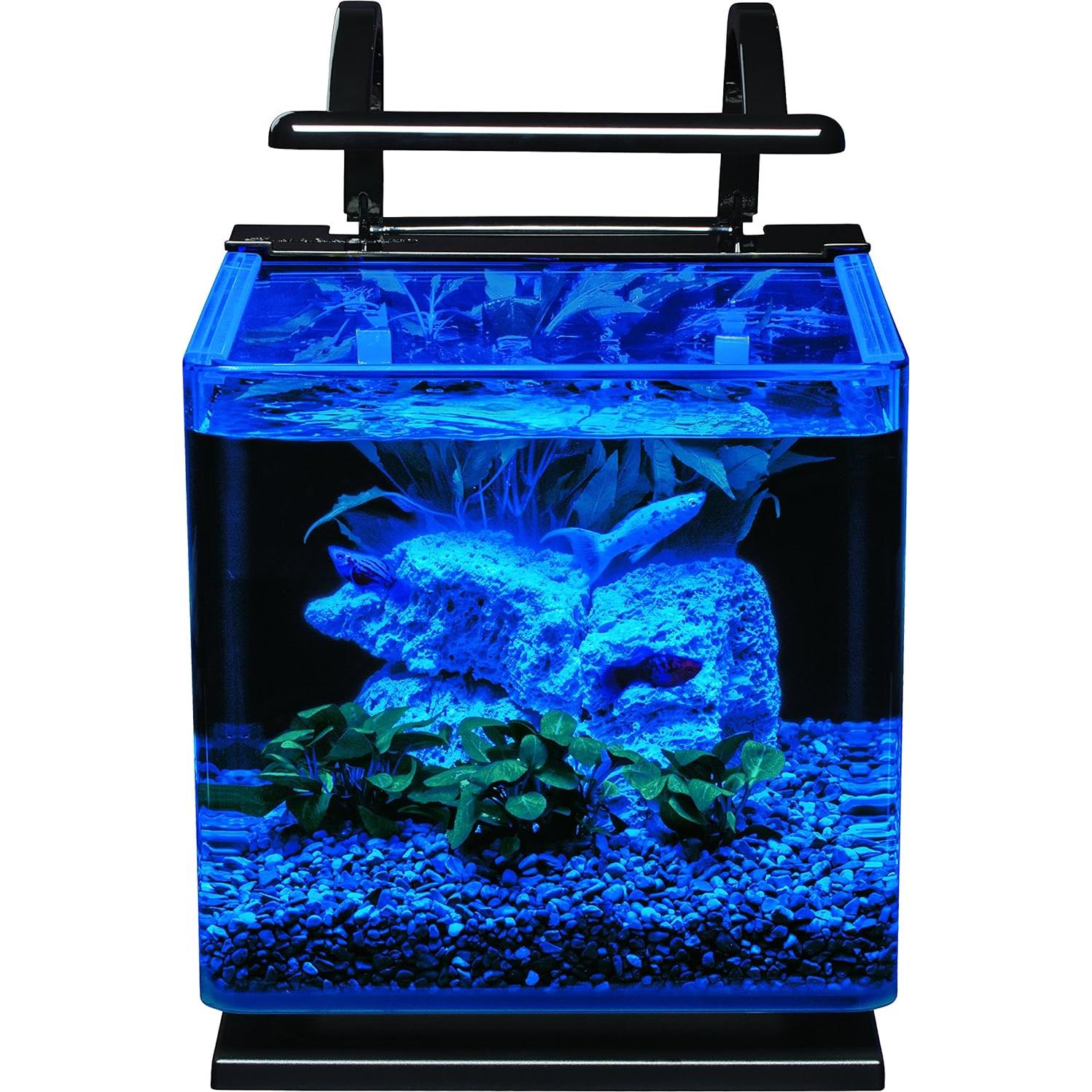 Acuario Marineland Contour 3 de 11.36 L con LED