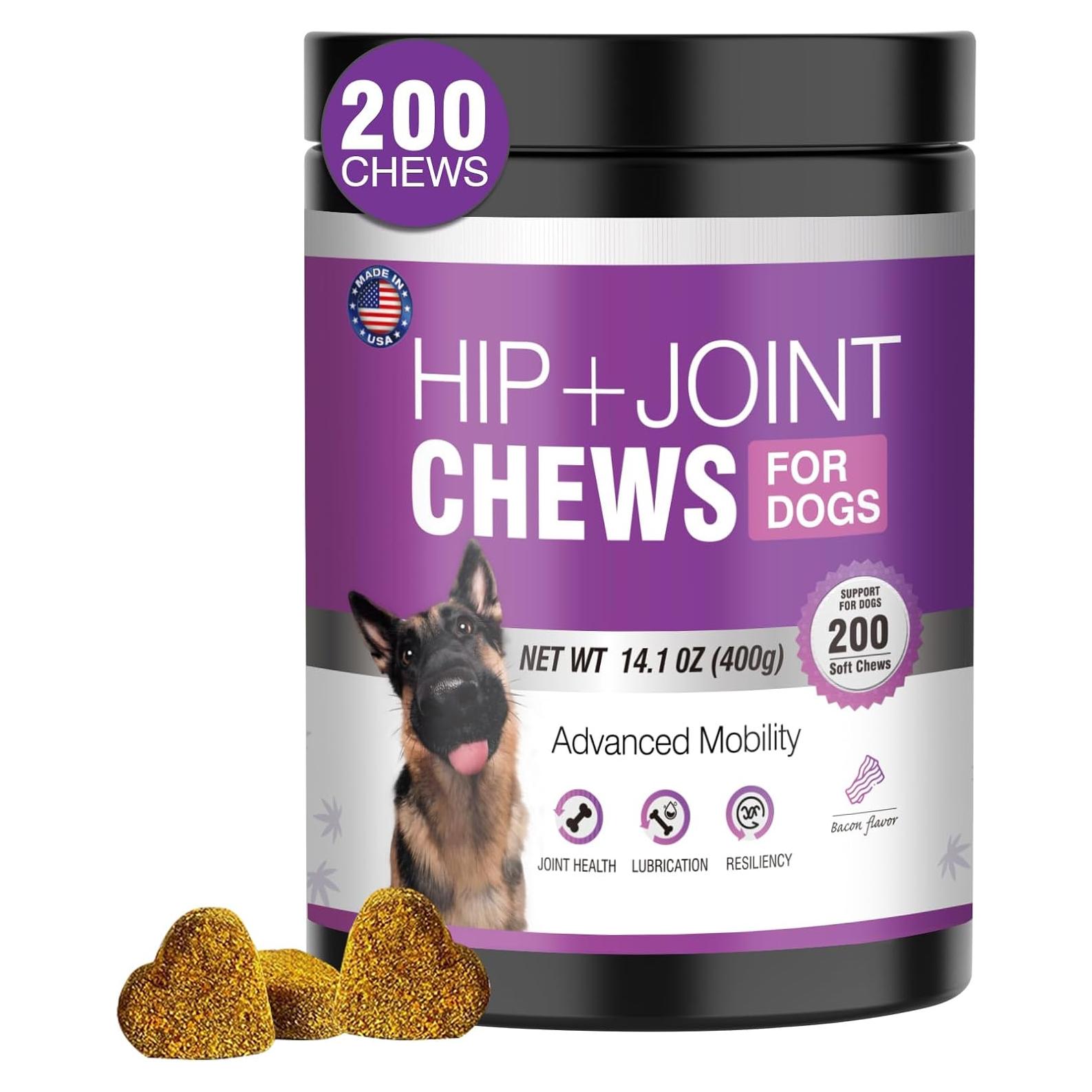Glucosamina para Perros TTLXRL 200 Cápsulas Sabor Bacon