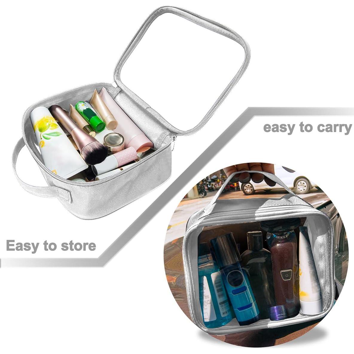 Bolsa de Aseo Transparente ANRUI Aprobada por TSA 21x7.6x16.5 cm