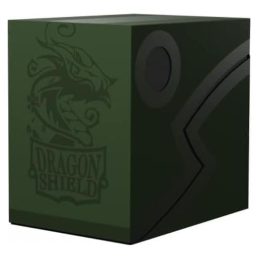 Caja de Barajas Dragon Shield Doble Concha Verde Bosque/Negro
