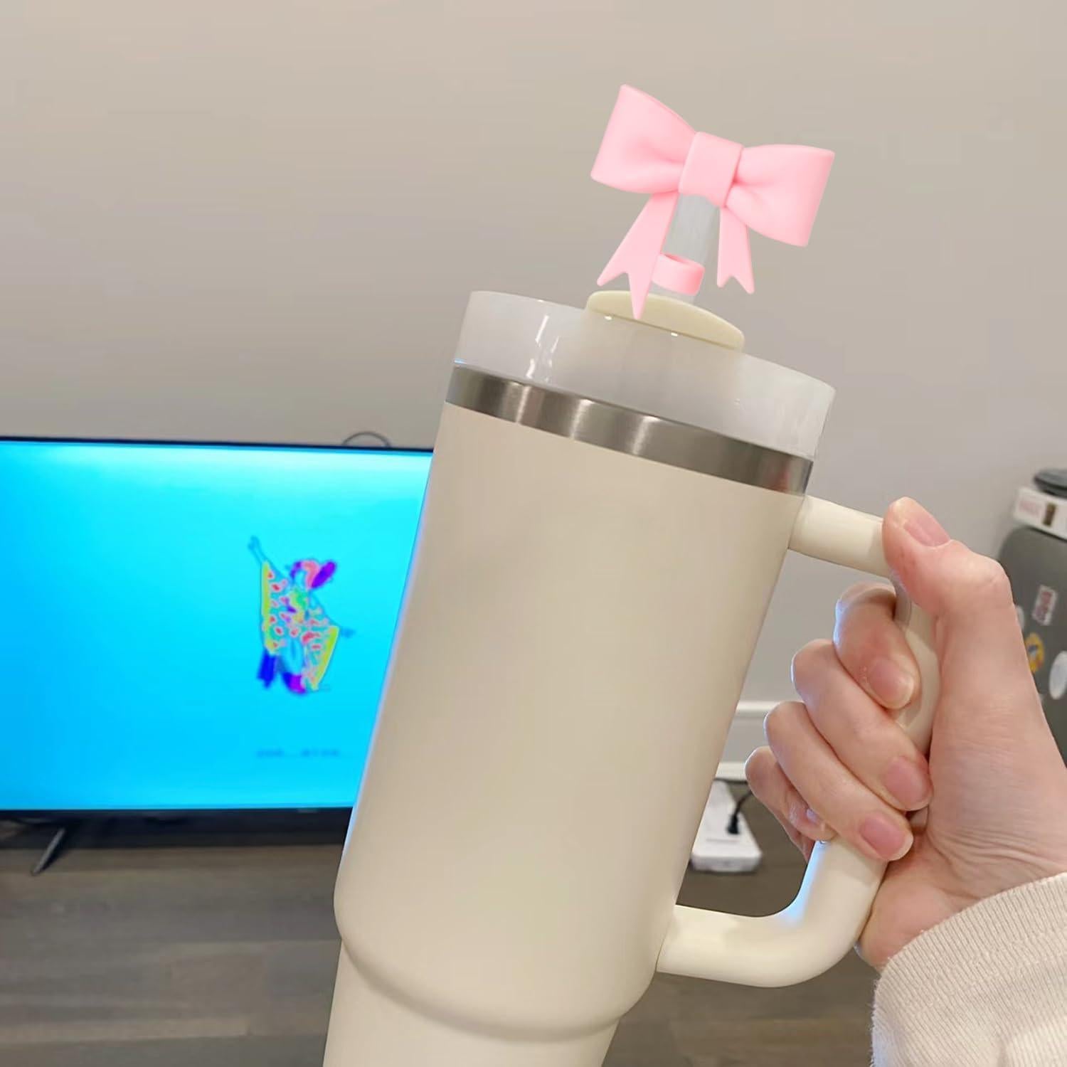 Cubierta de Pajita Jinshining 2 Piezas para Taza Stanley 30/40 oz