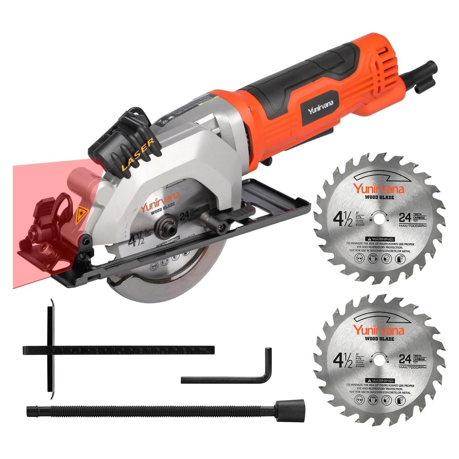 Sierra Circular Mini Yunirvana 76602L 4A 3500RPM 115mm
