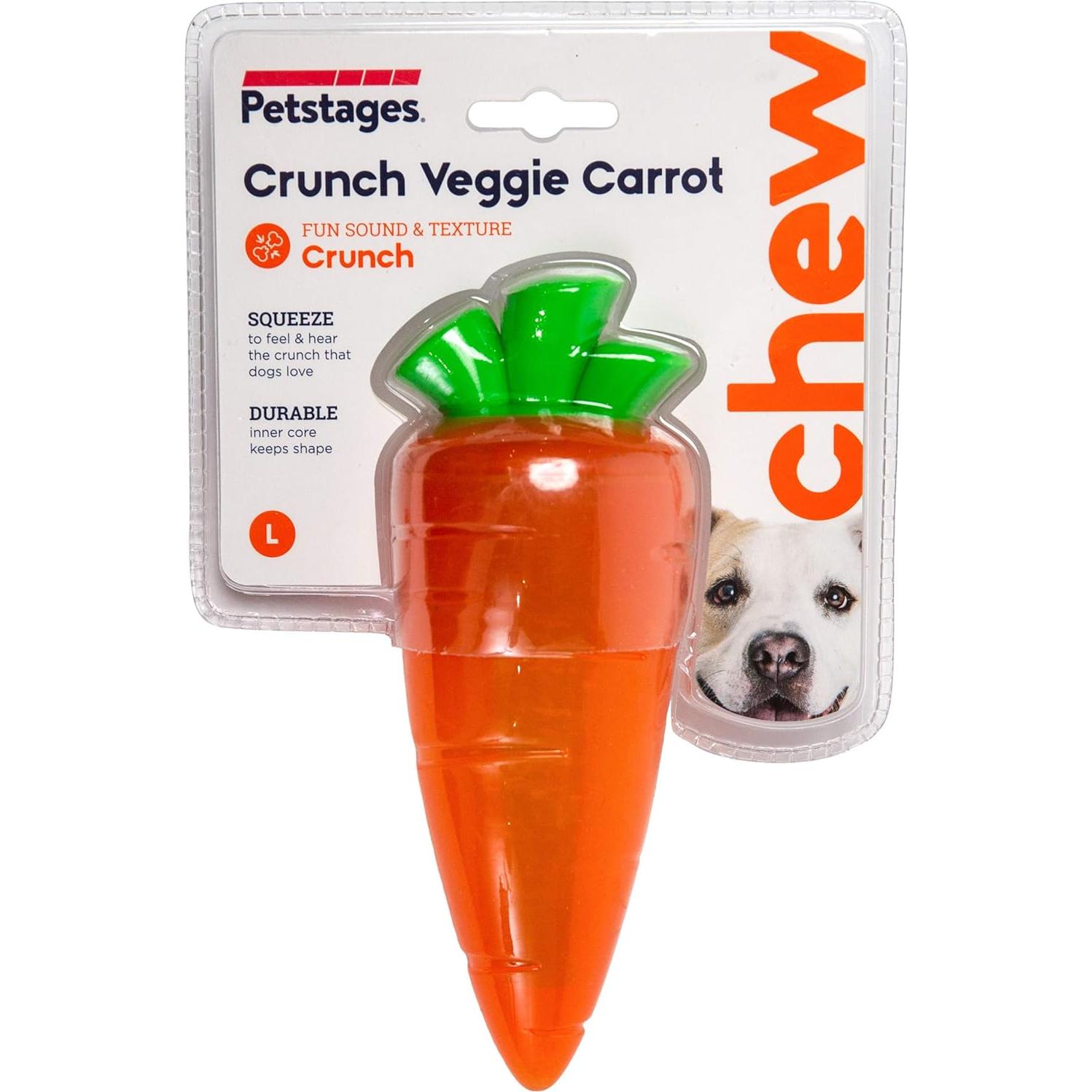 Juguete para Masticar Perro Petstages Crunch Veggies Grande