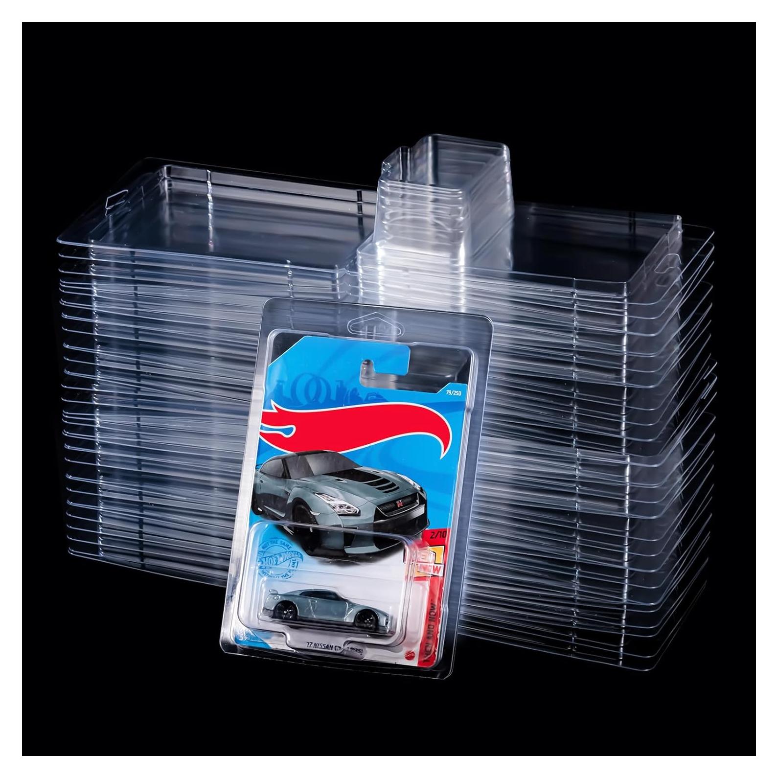 12 Fundas Protectores de Plástico PVC para Hot Wheels