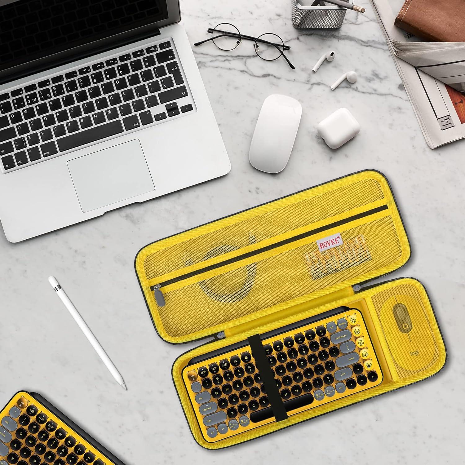 Funda Dura BOVKE para Teclado Mecánico Logitech POP Keys