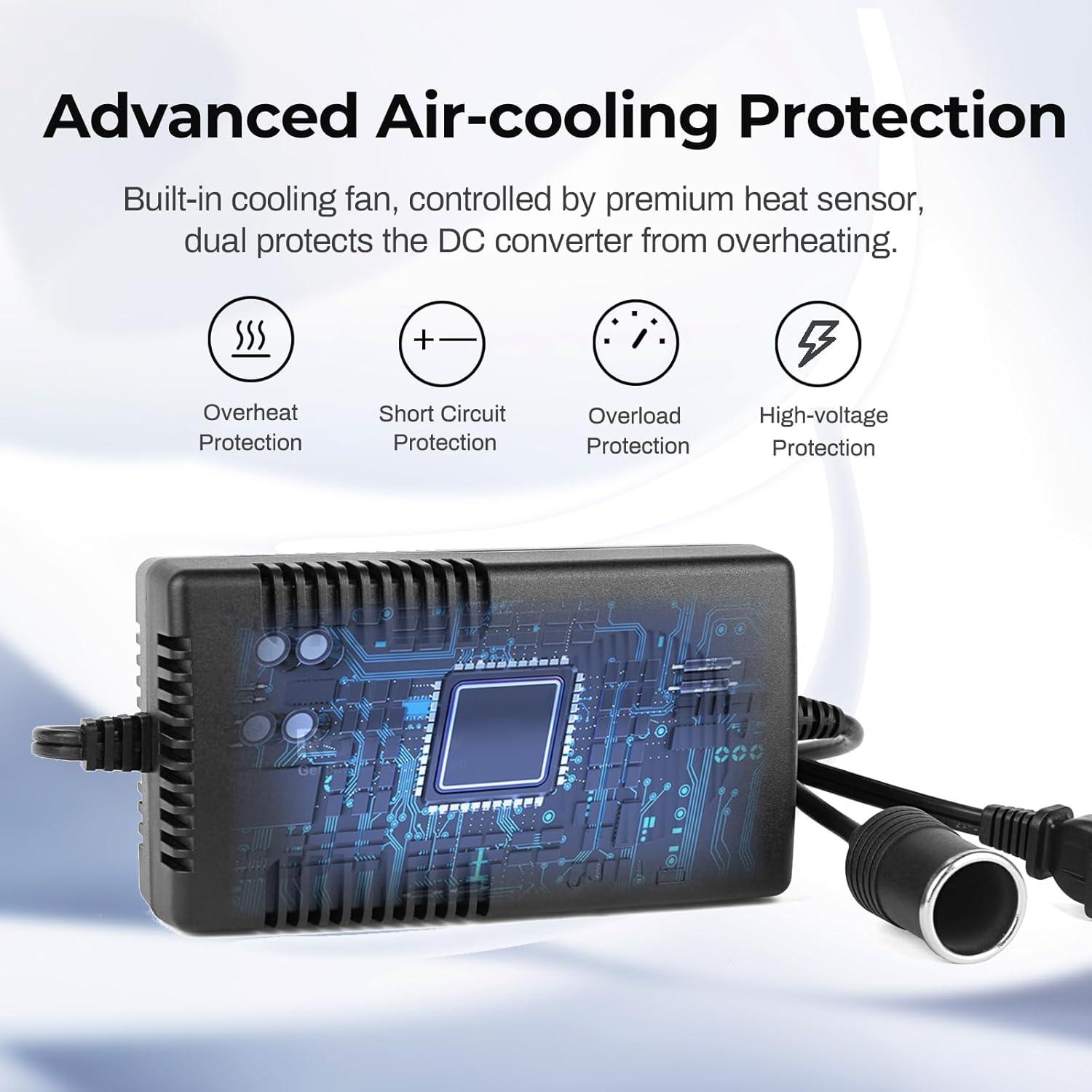 Convertidor AC a DC RoyPow C120 120W 12V 10A Adaptador