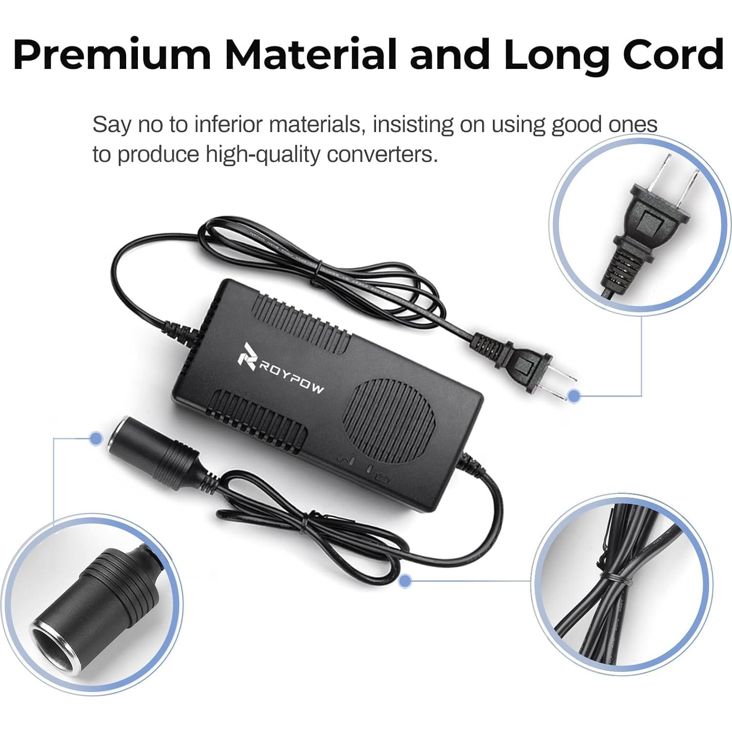 Convertidor AC a DC RoyPow C120 120W 12V 10A Adaptador