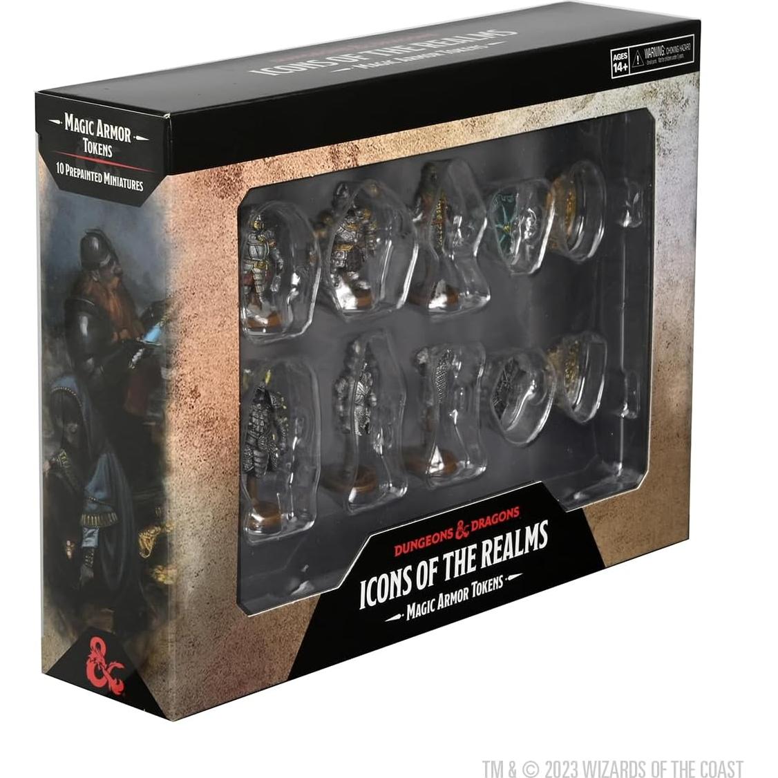 Fichas de Armadura Mágica WizKids D&D Set 10 Miniaturas