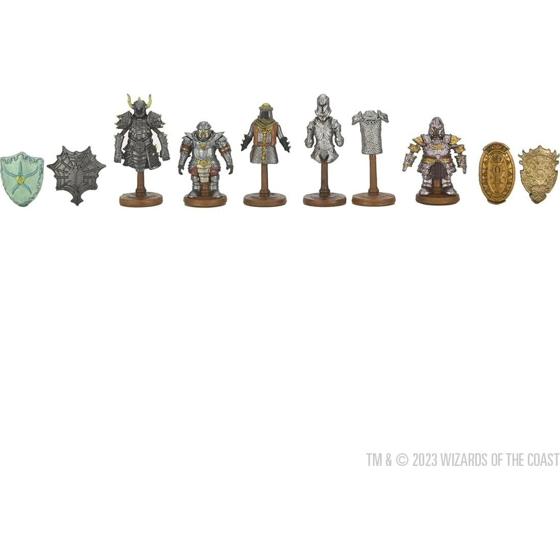 Fichas de Armadura Mágica WizKids D&D Set 10 Miniaturas