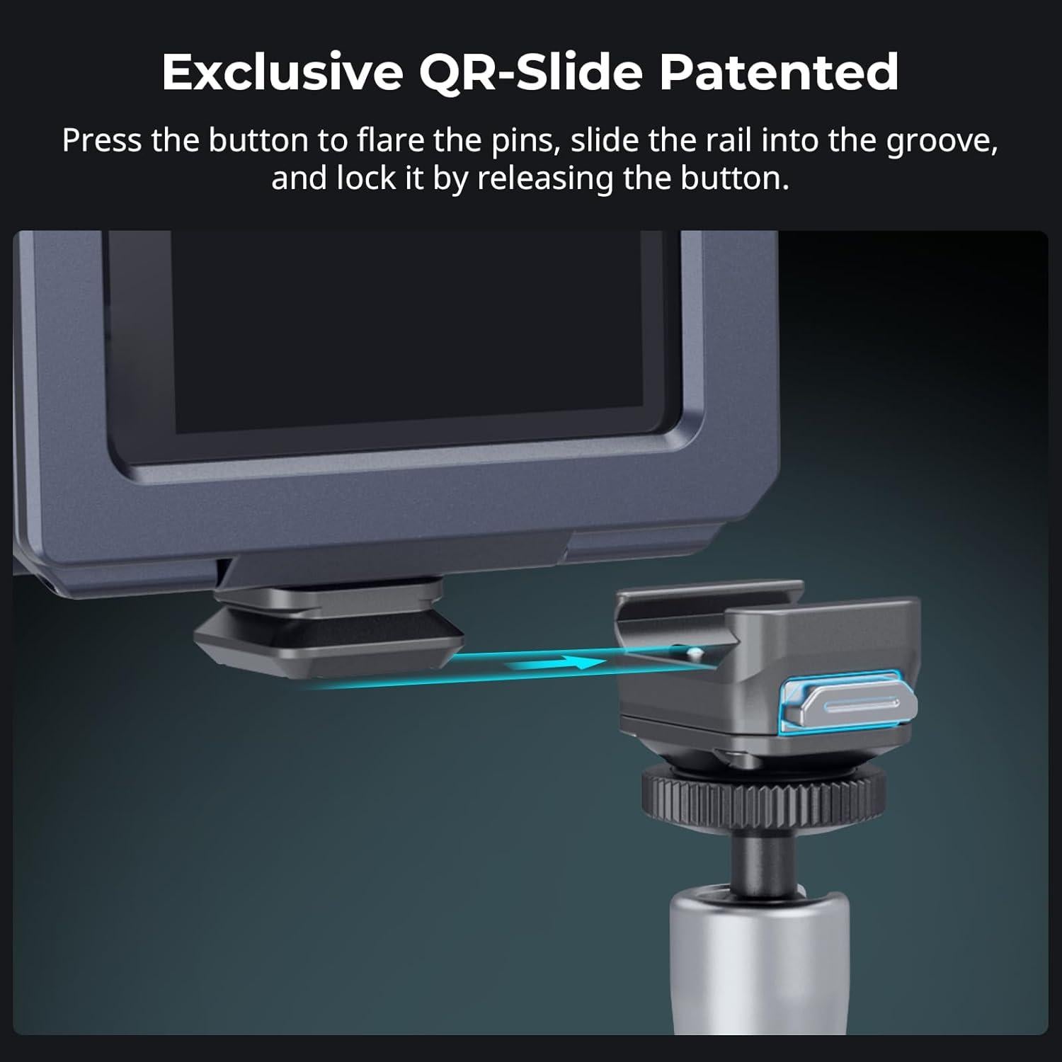 Placa de Montaje QR SmallRig H21 para Cámaras y Monitores