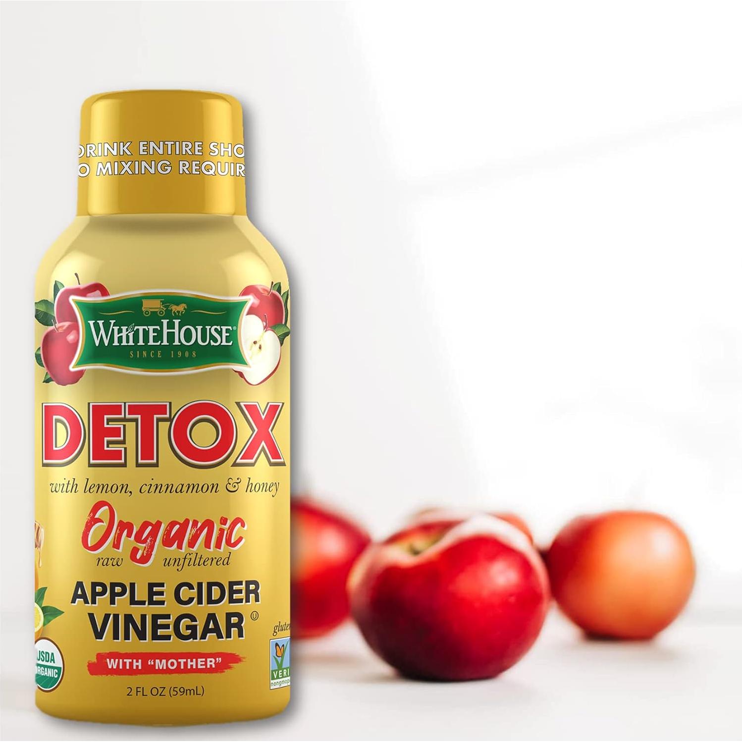 Vinagre de Sidra de Manzana Detox White House 24x103.5ml