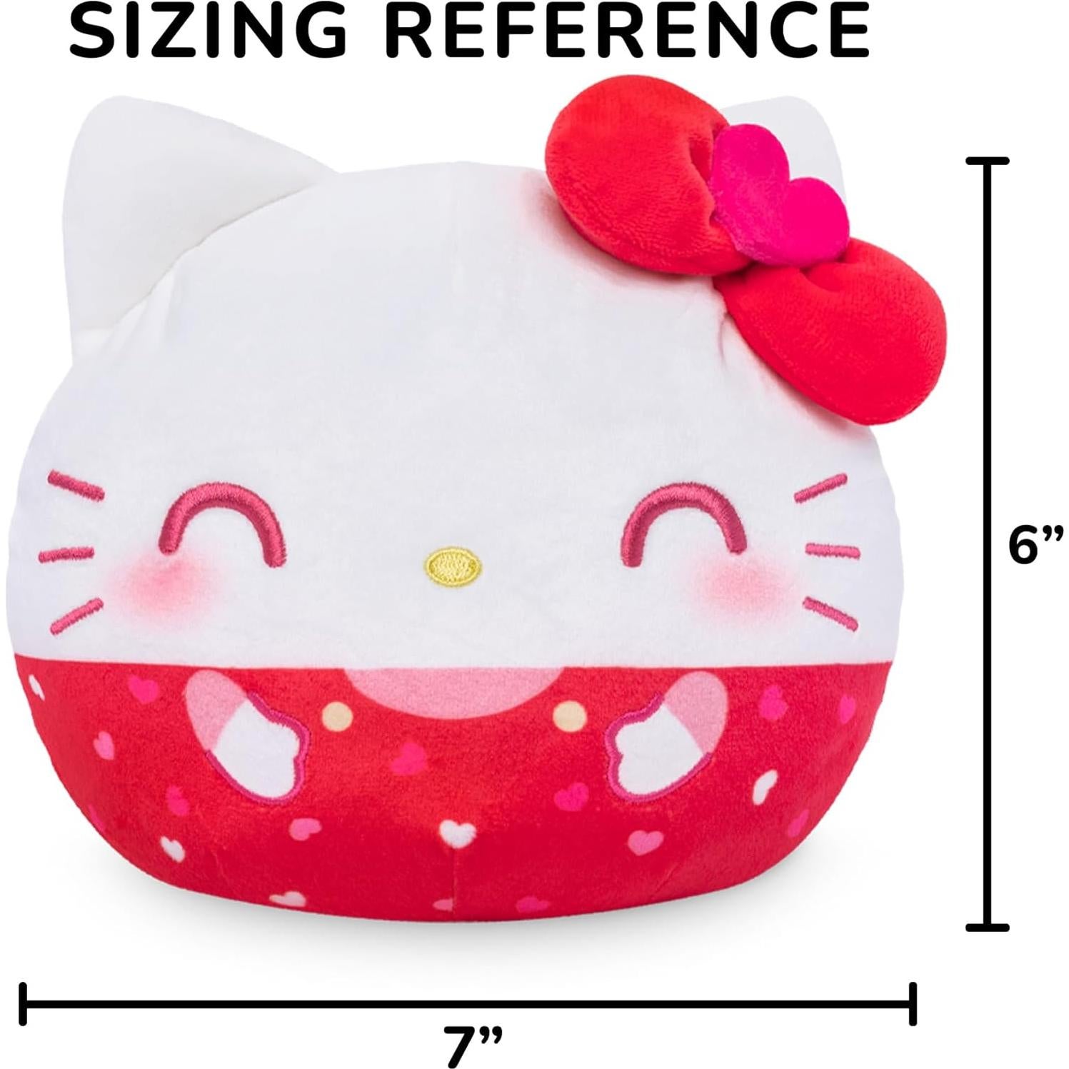 Peluches Reversibles Hello Kitty TeeTurtle 15 cm Suave