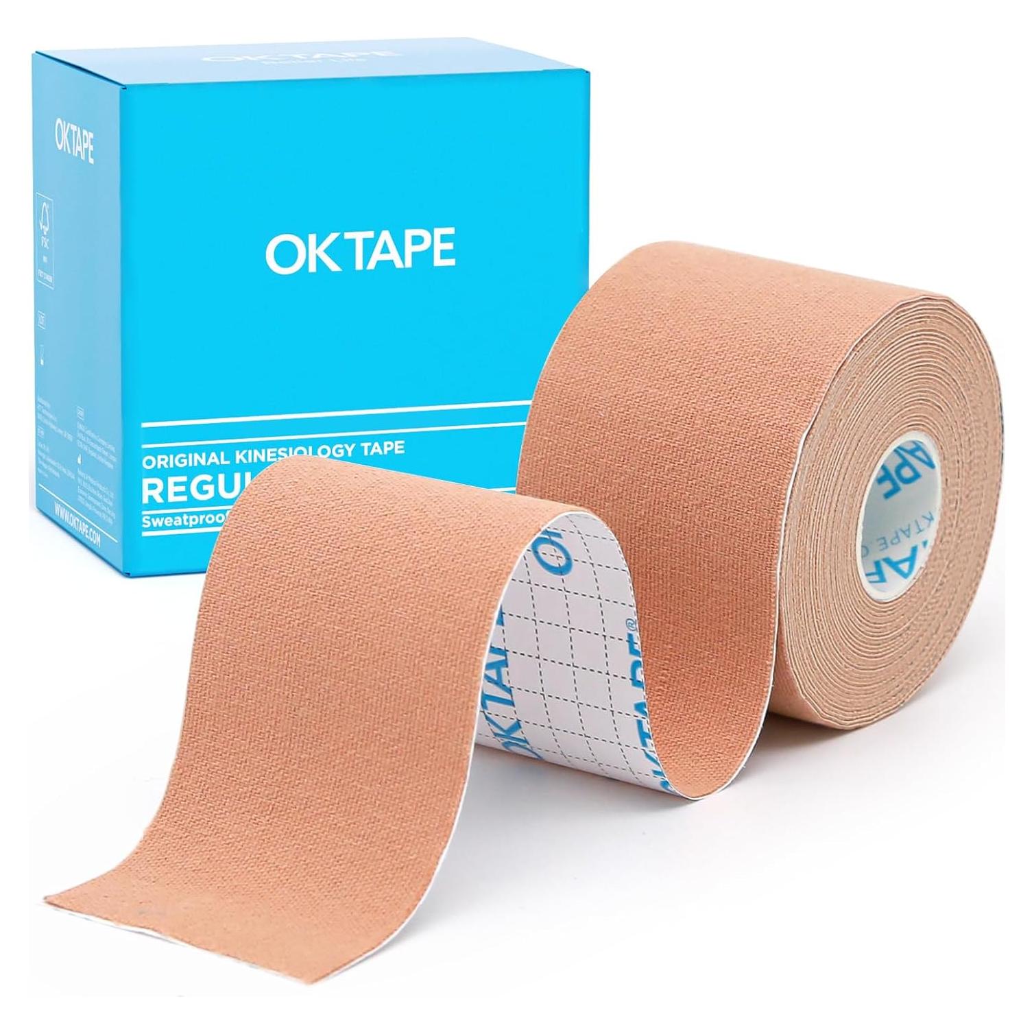 Cinta Kinesiología CINTA OK Beige 5m Soporte Deportivo