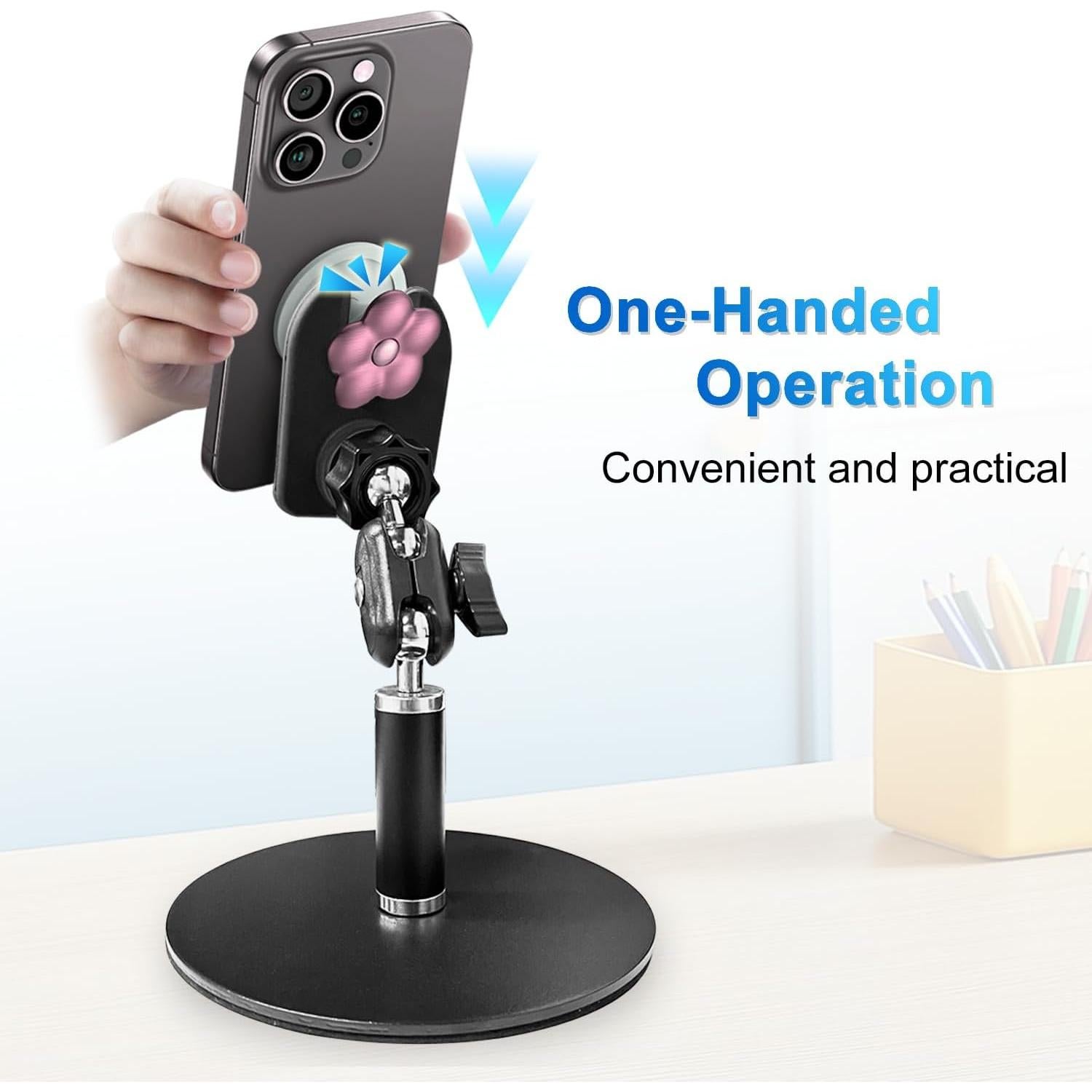 Soporte de Teléfono de Escritorio JIAYUE con Base Pesada