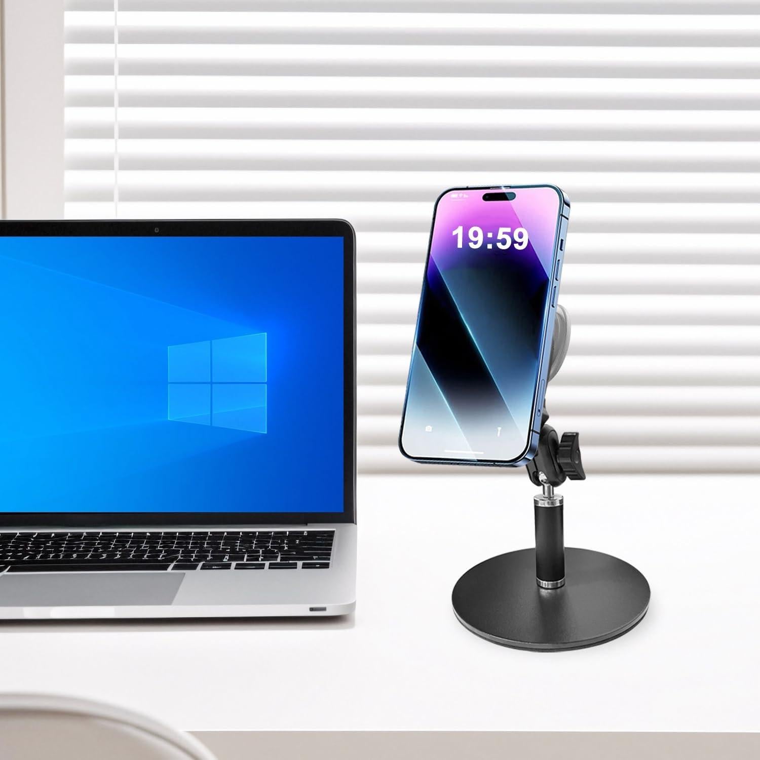 Soporte de Teléfono de Escritorio JIAYUE con Base Pesada