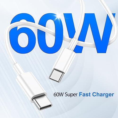 Cable USB C a USB C 3m 4 Pack GREPHONE Carga Rápida MFi