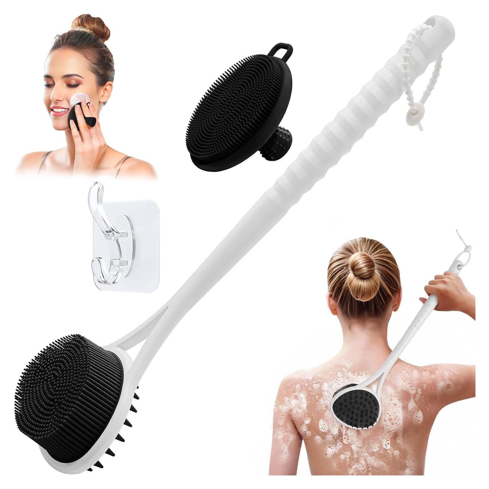 Juego de Exfoliadores de Silicona GEENOA 39 cm 2 Piezas