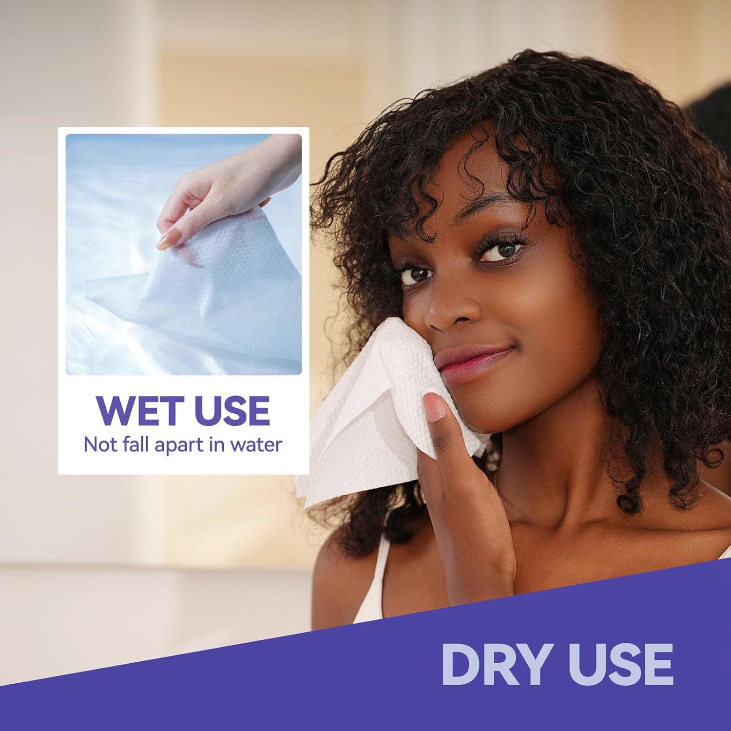 Toallas Faciales Desechables Jolly Care XL 50 Unidades 25.4x30.5cm