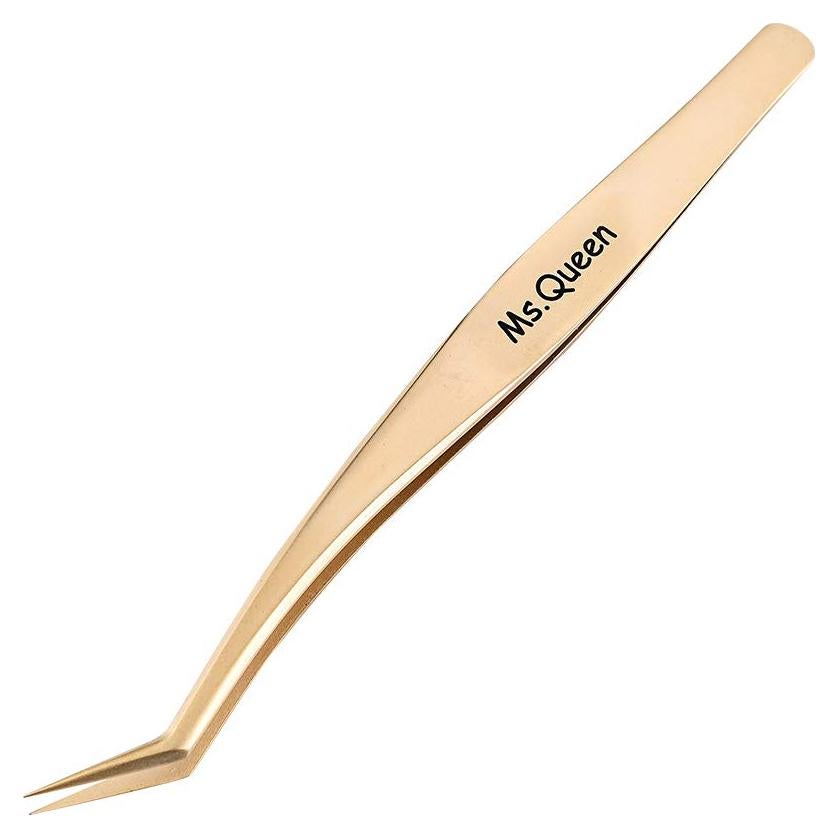 Juego de Pinzas de Precisión Ms.Queen para Extensiones de Pestañas