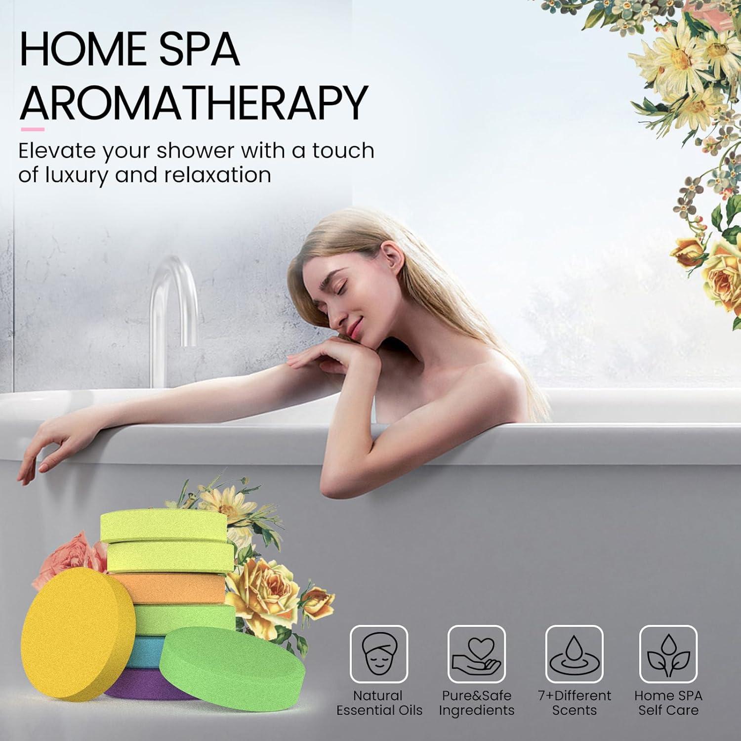 Bombas de Ducha Aromaterapia ZIAKEAU 16 Paquetes Relajación