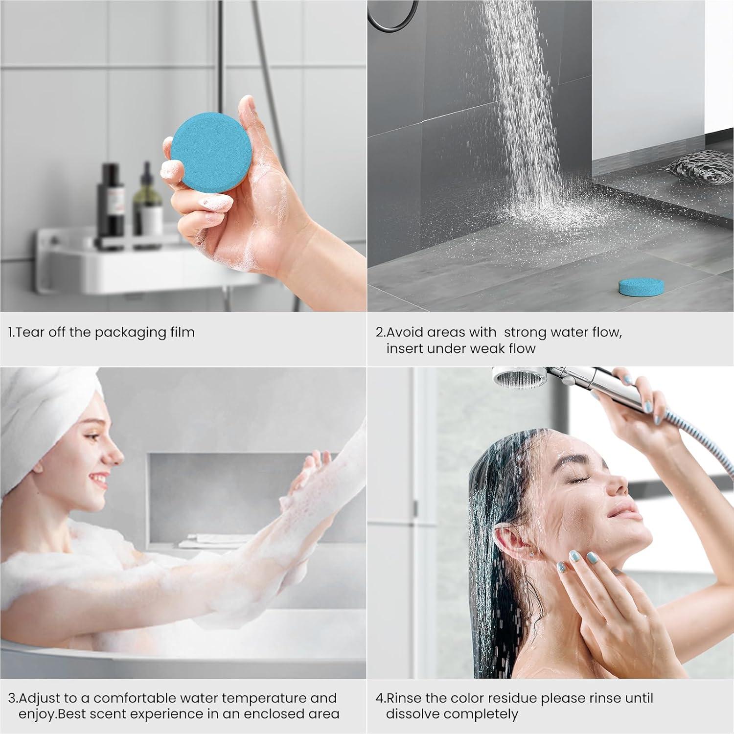 Bombas de Ducha Aromaterapia ZIAKEAU 16 Paquetes Relajación