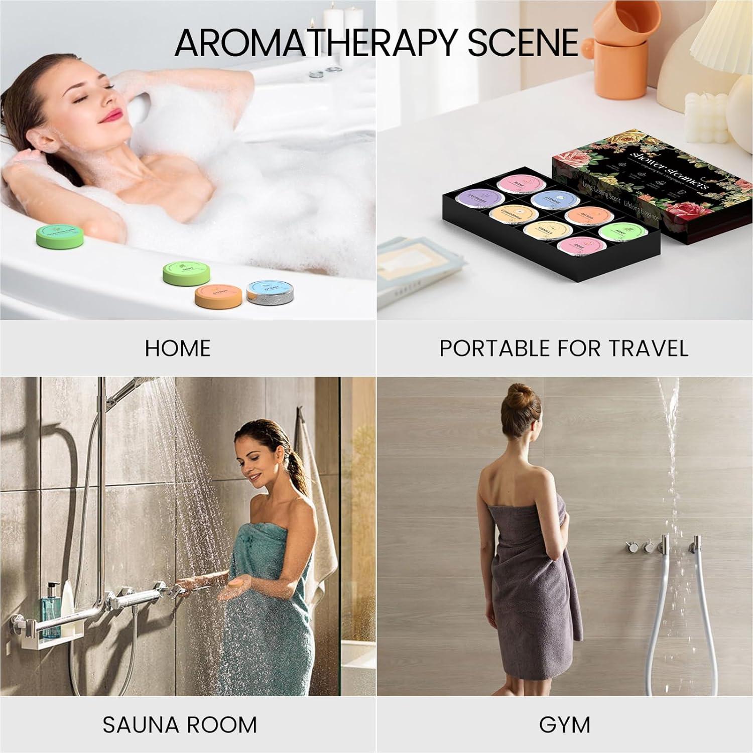 Bombas de Ducha Aromaterapia ZIAKEAU 16 Paquetes Relajación