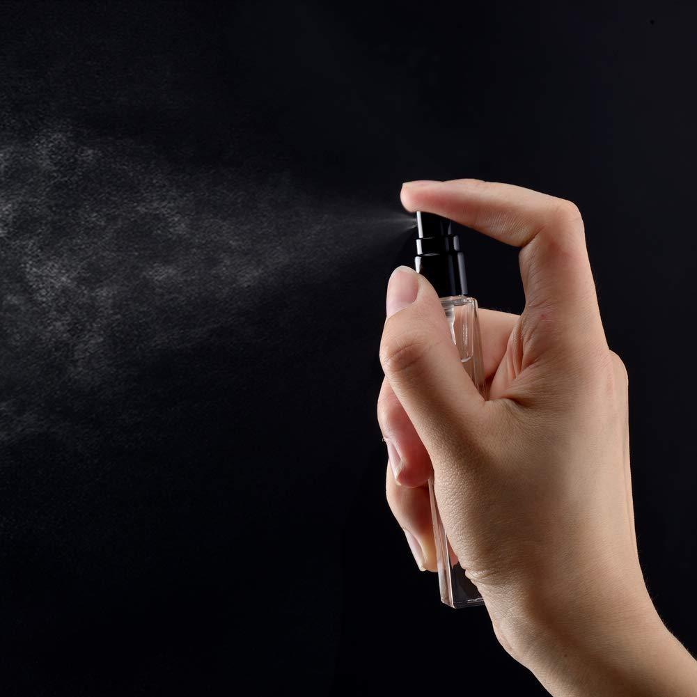 5 Botellas Spray de Metal 10ml Negra ELFENSTALL Multiuso