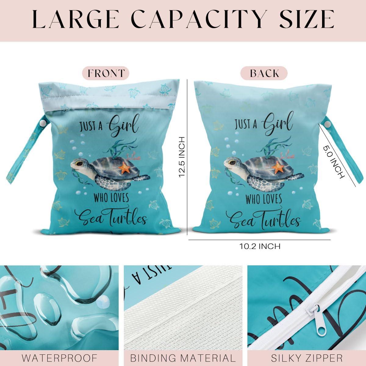 Bolsa Impermeable Reutilizable ZCYXUUW Tortuga Bebé 25.9x32cm