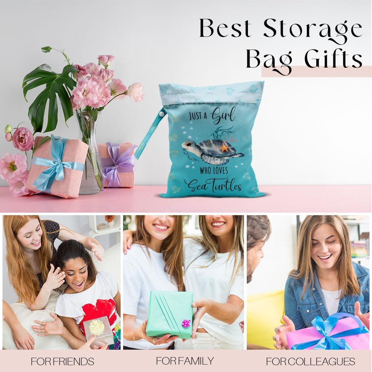 Bolsa Impermeable Reutilizable ZCYXUUW Tortuga Bebé 25.9x32cm