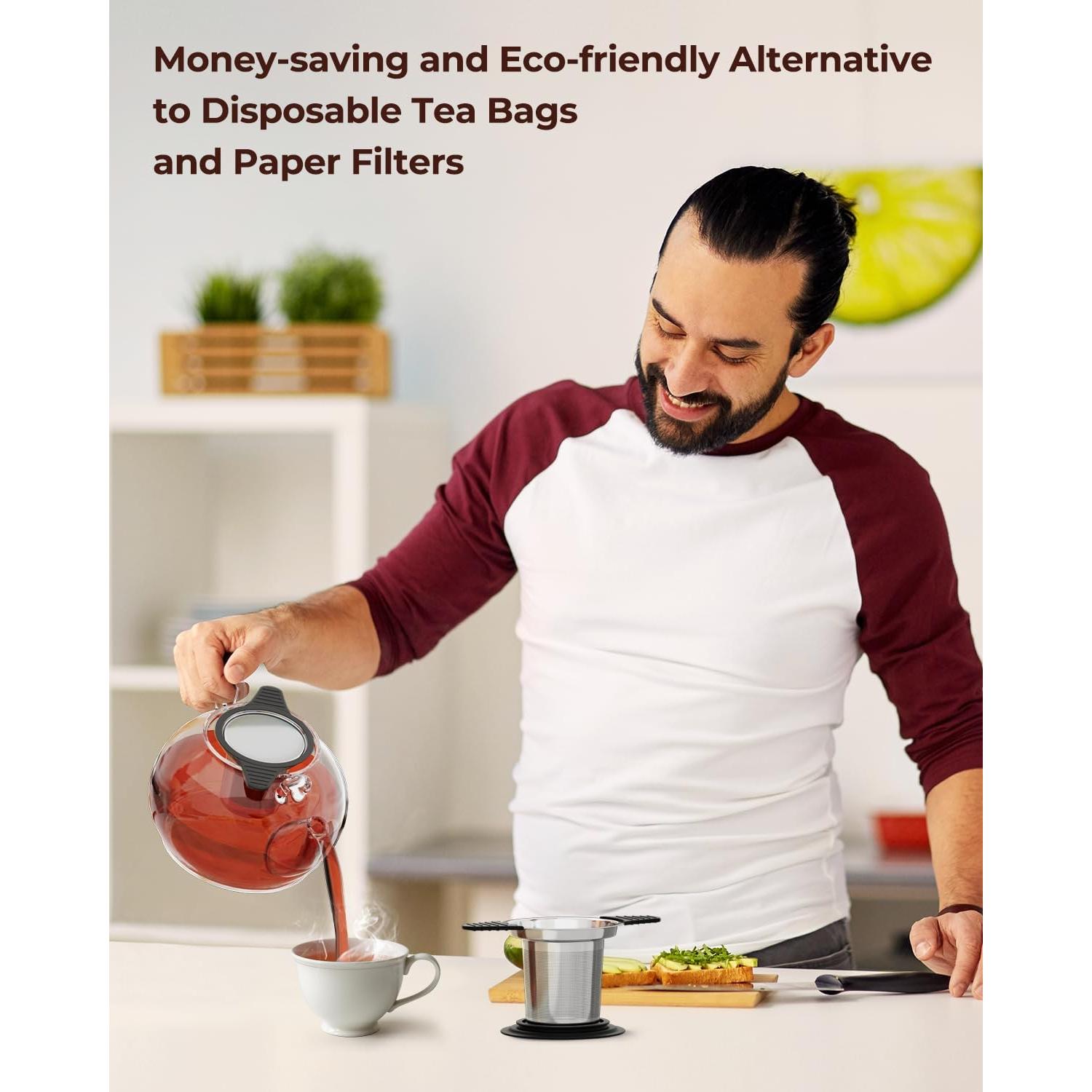 Infusor de Té Reinmoson Grande Acero Inoxidable 304 230g