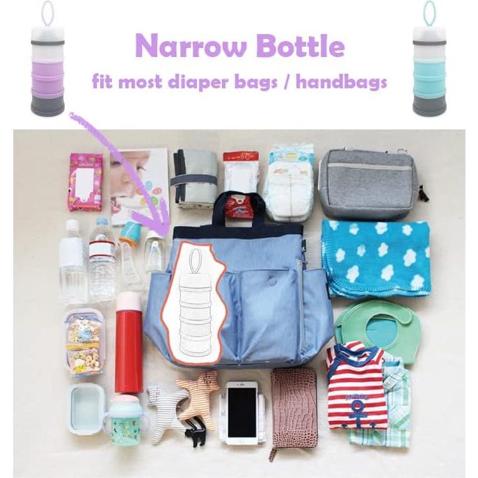 Dispensador de Fórmula para Bebés LADISO 4 Compartimentos