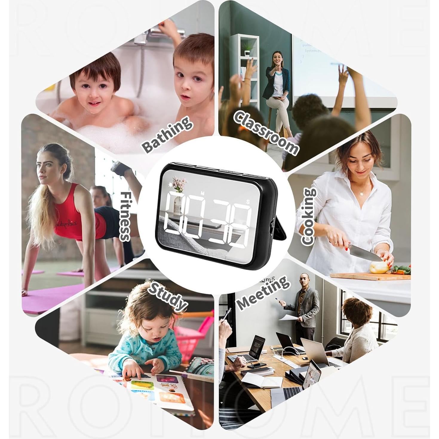 Temporizador Digital de Cocina Rohome 99 Minutos Pantalla LED