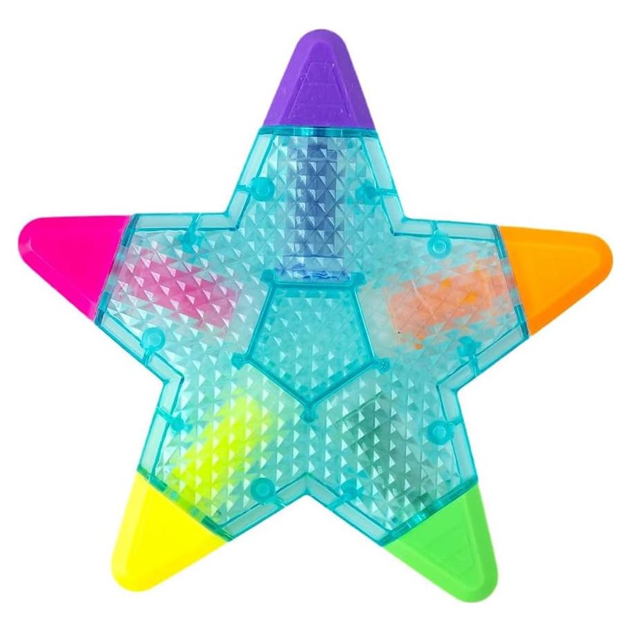 Marcador Resaltador Multicolor HiKin Estrella 5 Colores 0.7mm