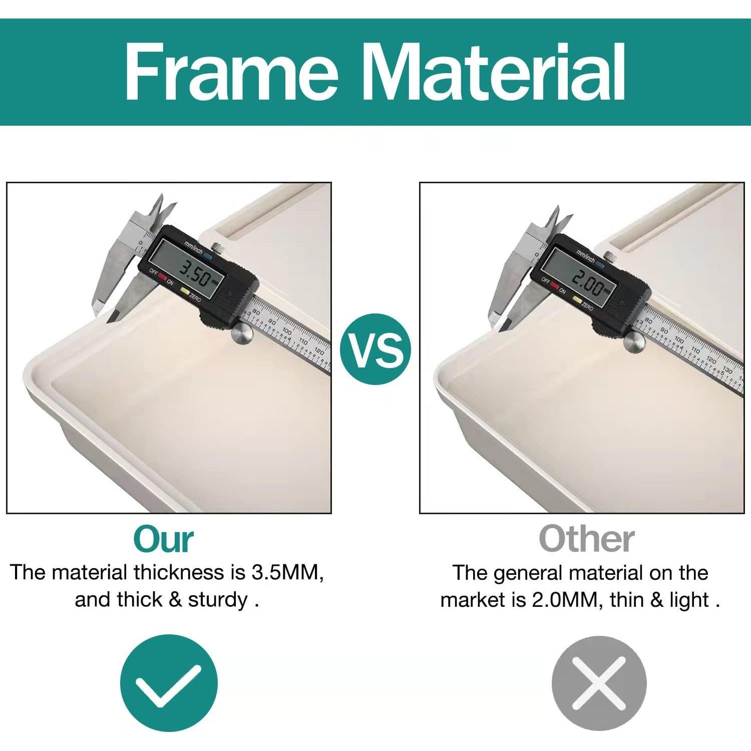 Organizador de Cajones Bajo Mesa SVNNELP 2Pack Blanco