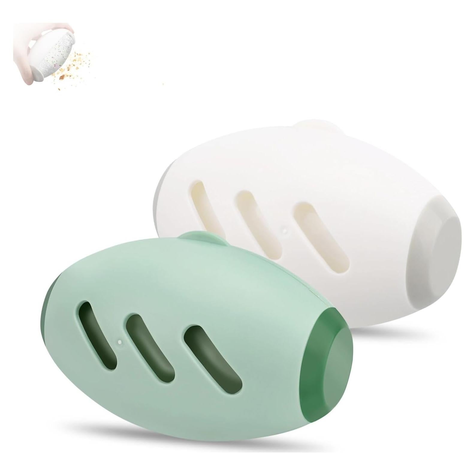 Rodillo Quitapelusas Lavable ZESTEFY 2PCS Verde Claro Gris