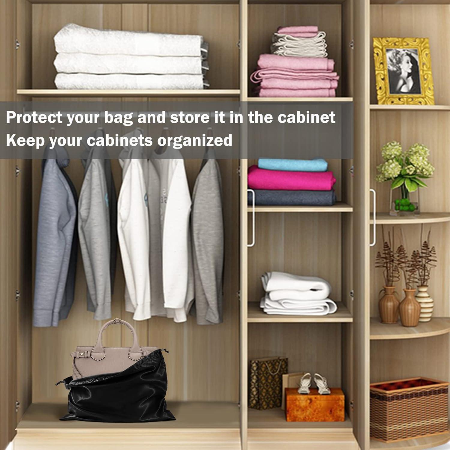 Paquete de 6 bolsas de polvo para bolsos GK-6PCS - Negro