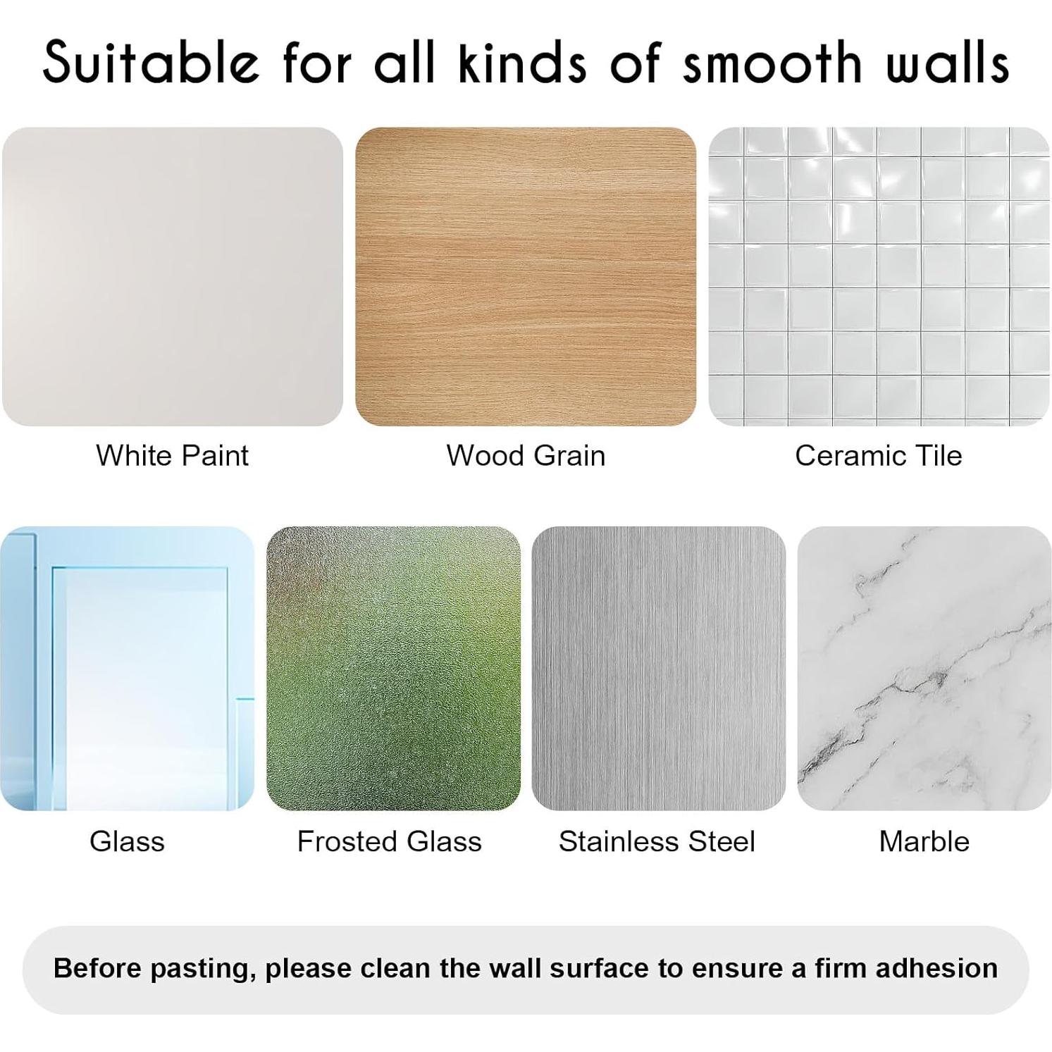 Soportes Adhesivos para Control Remoto AUGHOA - 2 Piezas Negro