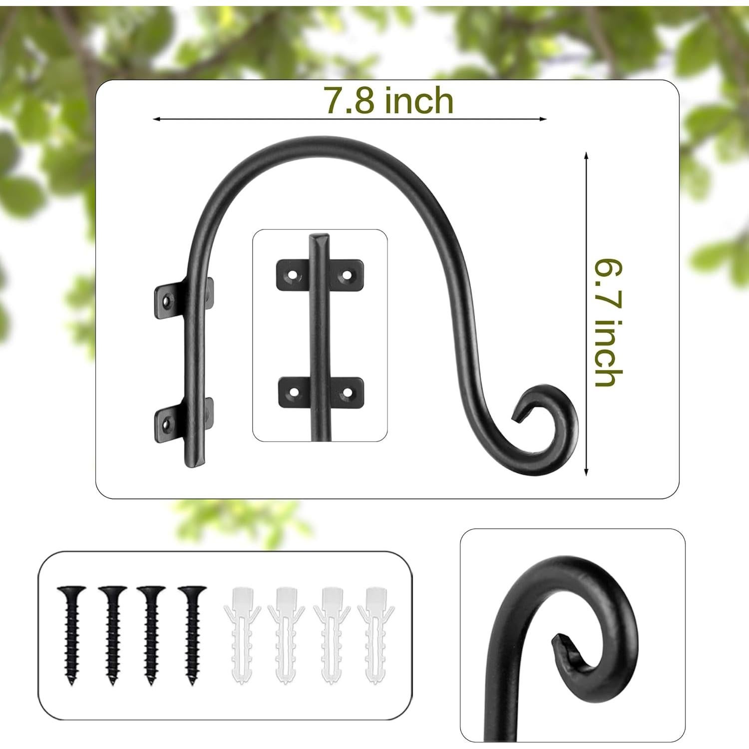 Soporte para Plantas Colgantes Qiang Ni - 2 Ganchos de 19.1 cm